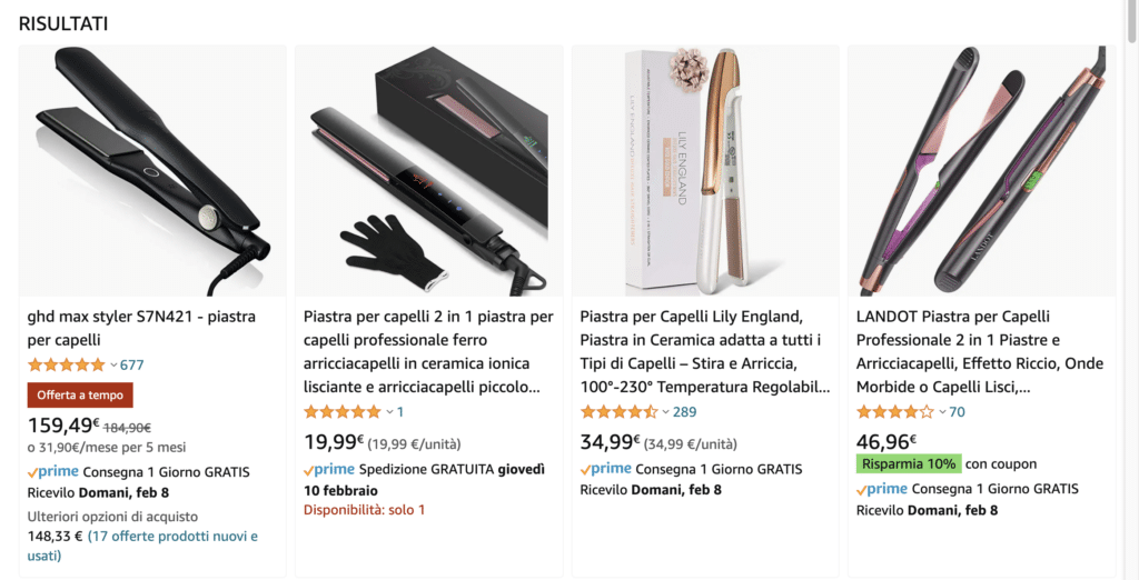 risultati sopra i cento euro